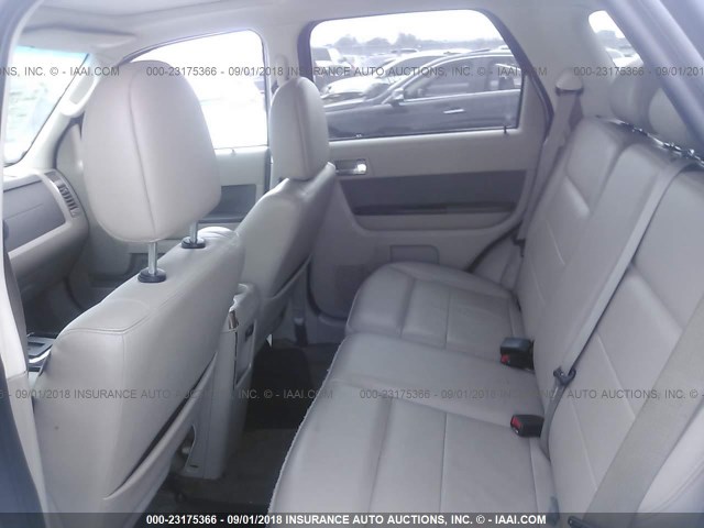 1FMCU49329KA02321 - 2009 FORD ESCAPE HYBRID SILVER photo 8