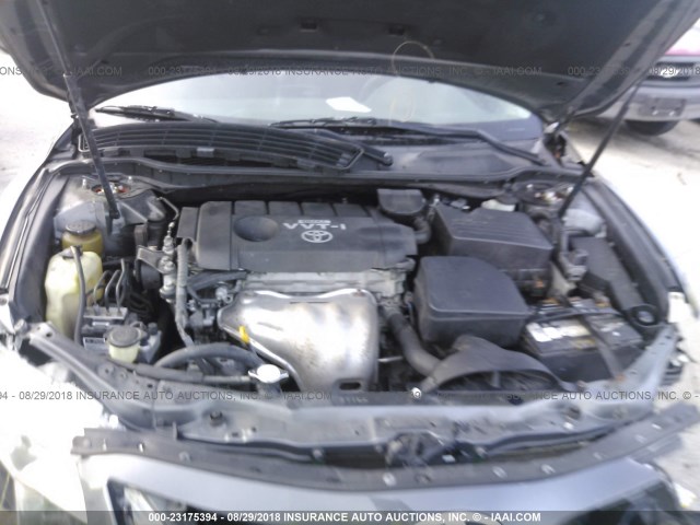 4T1BF3EKXAU042491 - 2010 TOYOTA CAMRY SE/LE/XLE GRAY photo 10