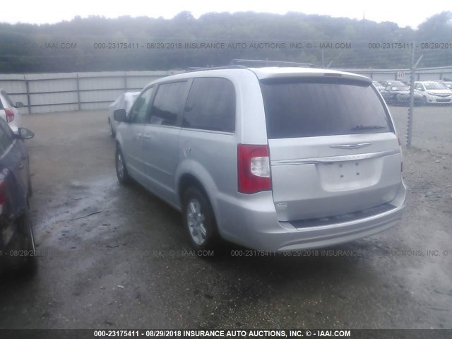 2C4RC1BG0CR186230 - 2012 CHRYSLER TOWN & COUNTRY TOURING SILVER photo 3