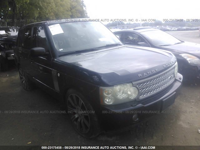 SALMF13467A251963 - 2007 LAND ROVER RANGE ROVER SUPERCHARGED BLUE photo 1