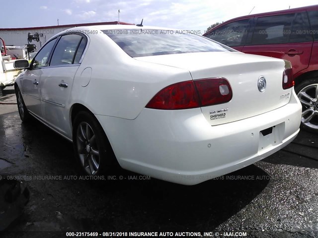 1G4HD572X7U111651 - 2007 BUICK LUCERNE CXL WHITE photo 3