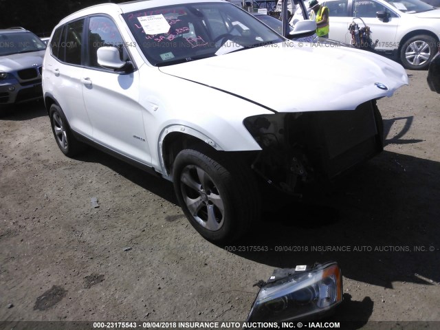 5UXWX5C5XBLW13575 - 2011 BMW X3 XDRIVE28I WHITE photo 1