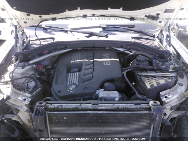 5UXWX5C5XBLW13575 - 2011 BMW X3 XDRIVE28I WHITE photo 10