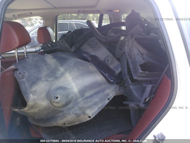 5UXWX5C5XBLW13575 - 2011 BMW X3 XDRIVE28I WHITE photo 8