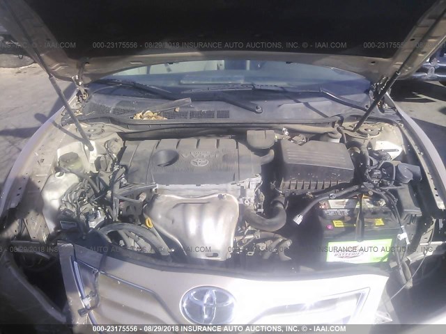 4T1BF3EK0AU044086 - 2010 TOYOTA CAMRY SE/LE/XLE 金色 照片 10