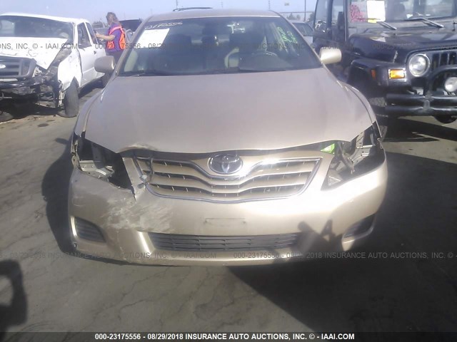 4T1BF3EK0AU044086 - 2010 TOYOTA CAMRY SE/LE/XLE 金色 照片 6