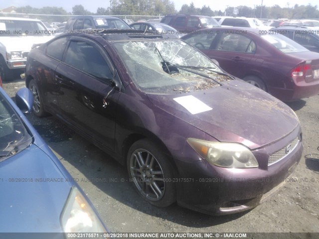 JTKDE177670169373 - 2007 TOYOTA SCION TC 勃艮第红 照片 1