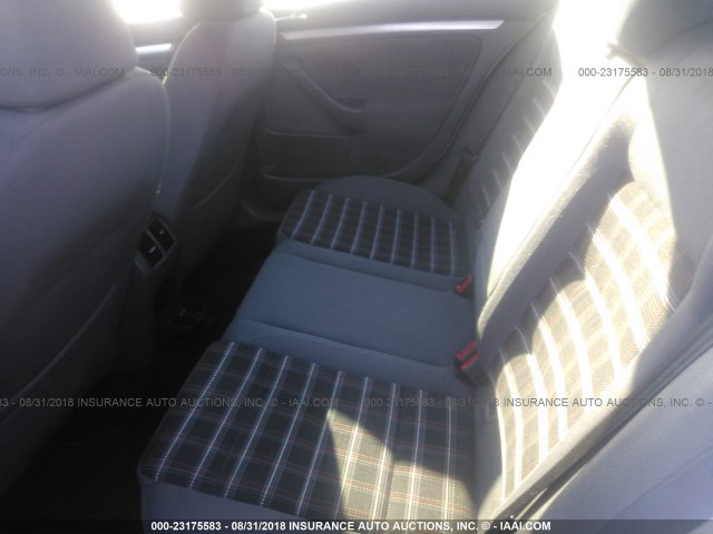 WVWHV71K27W085461 - 2007 VOLKSWAGEN NEW GTI SILVER photo 8