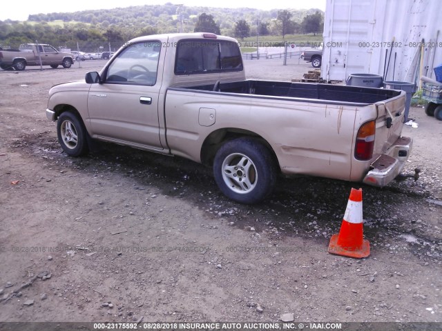 4TANL42N0VZ283303 - 1997 TOYOTA TACOMA TAN photo 3