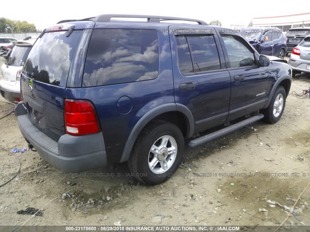 1FMZU62K04UB83343 - 2004 FORD EXPLORER XLS/XLS SPORT BLUE photo 4