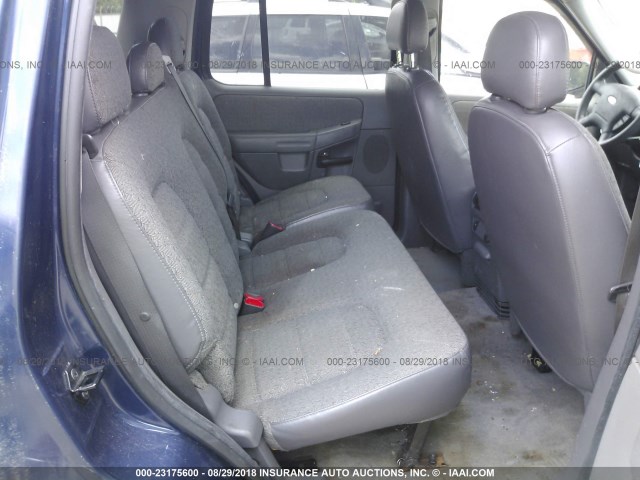 1FMZU62K04UB83343 - 2004 FORD EXPLORER XLS/XLS SPORT BLUE photo 8