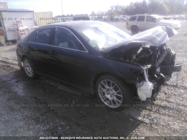 4T1BE46K27U696711 - 2007 TOYOTA CAMRY NEW GENERAT CE/LE/XLE/SE BLACK photo 1