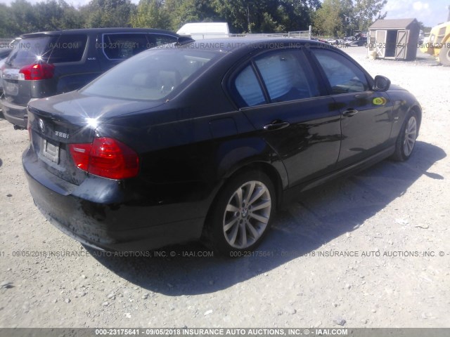 WBAPK5C58BF127461 - 2011 BMW 328 XI SULEV BLACK photo 4