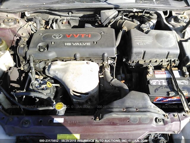 4T1BE32K34U311653 - 2004 TOYOTA CAMRY LE/XLE/SE Tünd qırmızı foto 10