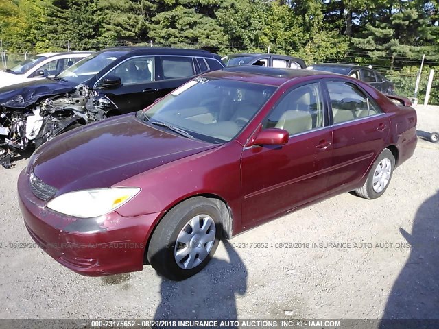 4T1BE32K34U311653 - 2004 TOYOTA CAMRY LE/XLE/SE Tünd qırmızı foto 2