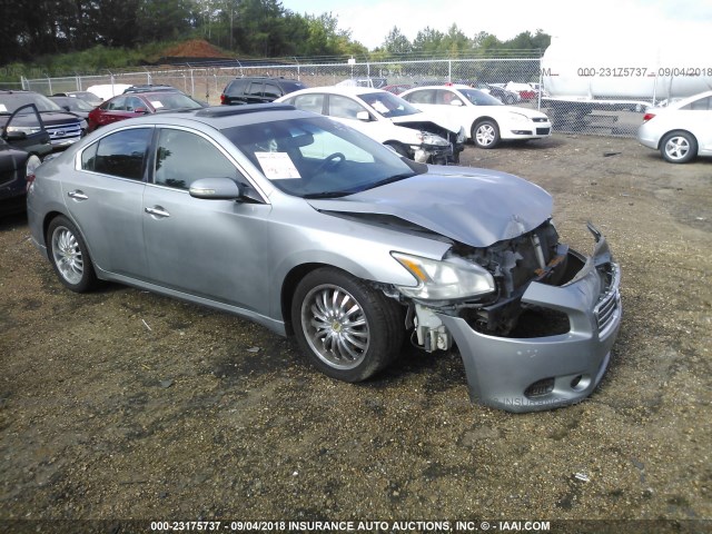 1N4AA51E59C825767 - 2009 NISSAN MAXIMA S/SV SILVER photo 1