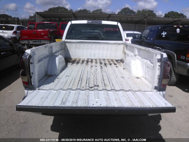 1GCEC14X55Z322405 - 2005 CHEVROLET SILVERADO C1500 WHITE photo 8