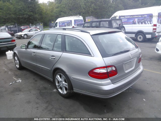 WDBUH83J25X167048 - 2005 MERCEDES-BENZ E 500 4MATIC SILVER photo 3