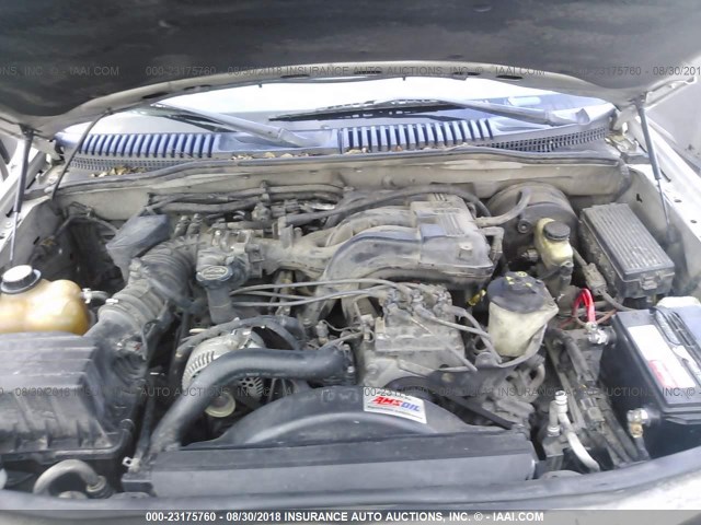 1FMZU62K64ZB24896 - 2004 FORD EXPLORER XLS/XLS SPORT SILVER photo 10