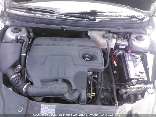 1G1ZA5EBXAF272865 - 2010 CHEVROLET MALIBU LS SILVER photo 10