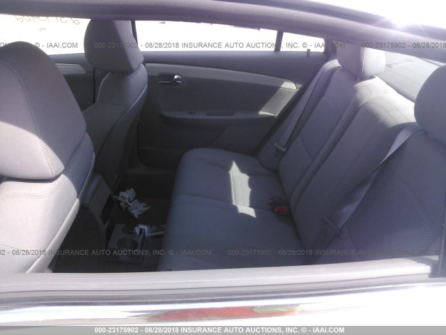 1G1ZA5EBXAF272865 - 2010 CHEVROLET MALIBU LS SILVER photo 8