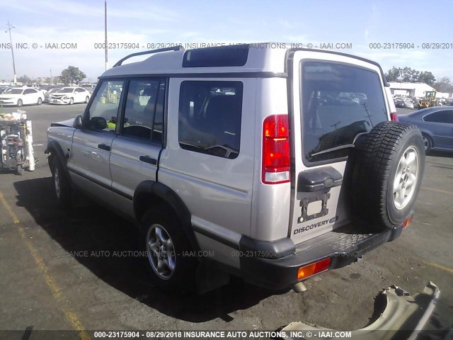 SALTY15441A729193 - 2001 LAND ROVER DISCOVERY II SE SILVER photo 3
