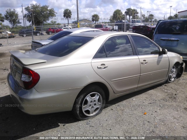 4T1BF32K62U519438 - 2002 TOYOTA CAMRY LE/XLE/SE Gümüş foto 4