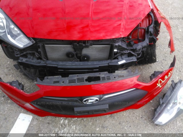 KMHHU6KJXEU118908 - 2014 HYUNDAI GENESIS COUPE 3.8L RED photo 6