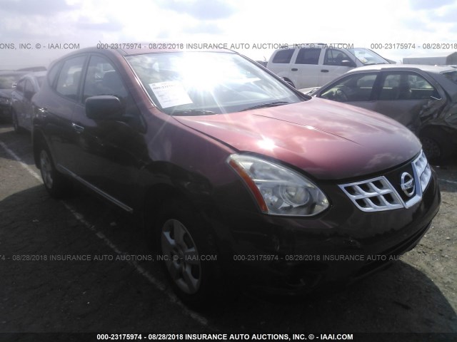 JN8AS5MT8CW290140 - 2012 NISSAN ROGUE S/SV RED photo 1