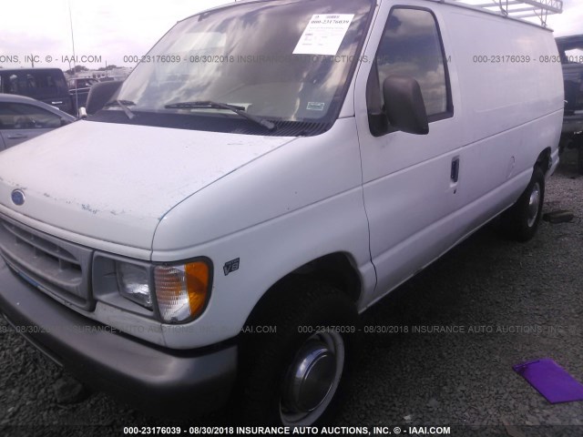 1FTJE34L1VHB19308 - 1997 FORD ECONOLINE E350 VAN WHITE photo 2