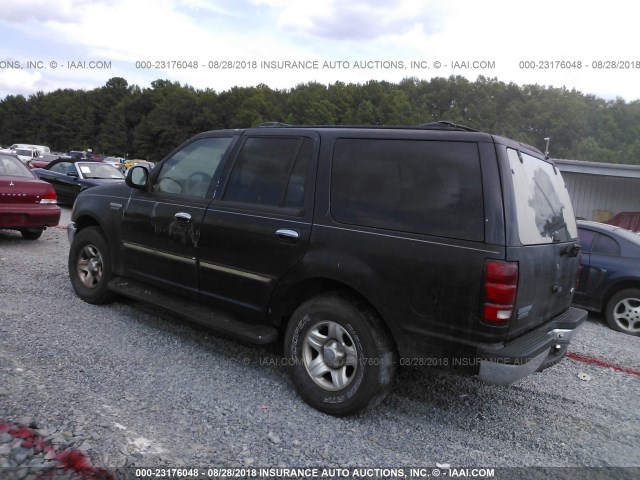 1FMRU1769WLC13219 - 1998 FORD EXPEDITION BLACK photo 3