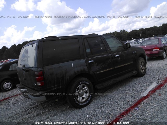 1FMRU1769WLC13219 - 1998 FORD EXPEDITION BLACK photo 4