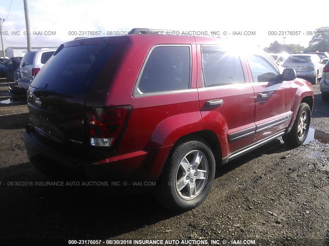 1J4GR48KX5C678028 - 2005 JEEP GRAND CHEROKEE LAREDO/COLUMBIA/FREEDOM 红色 照片 4