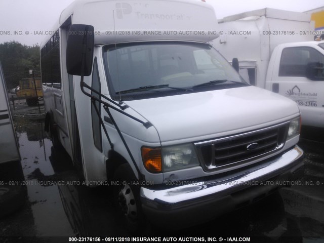 1FDWE35P86HA29125 - 2006 FORD E350 WHITE photo 1