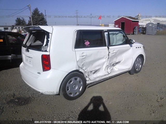 JTLKE50E481013010 - 2008 TOYOTA SCION XB Ақ фото 4