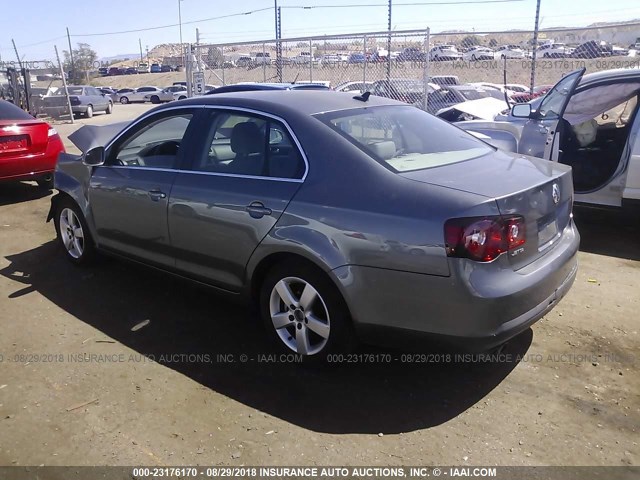 3VWRM71K09M169205 - 2009 VOLKSWAGEN JETTA SE/SEL GRAY photo 3