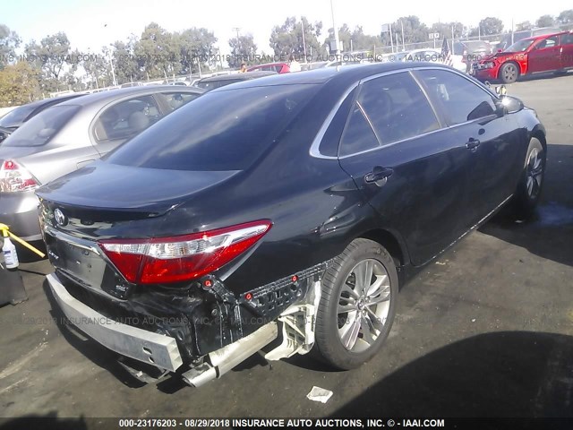 4T1BF1FK9FU108278 - 2015 TOYOTA CAMRY LE/XLE/SE/XSE 黑色 照片 4