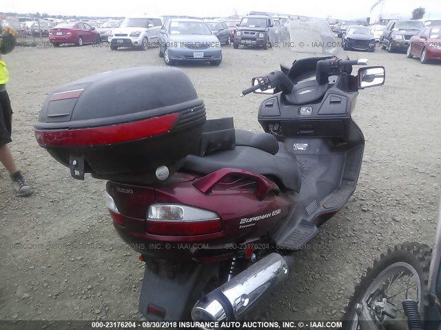 JS1CP51B472100858 - 2007 SUZUKI AN650 A RED photo 4