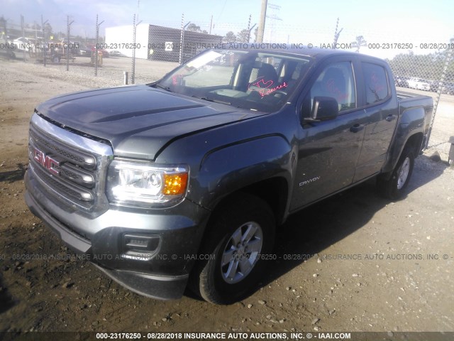 1GTG5BEA0H1224419 - 2017 GMC CANYON GRAY photo 2