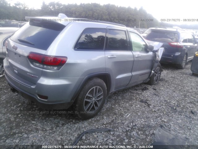 1C4RJFLG6JC102340 - 2018 JEEP GRAND CHEROKEE TRAILHAWK SILVER photo 4