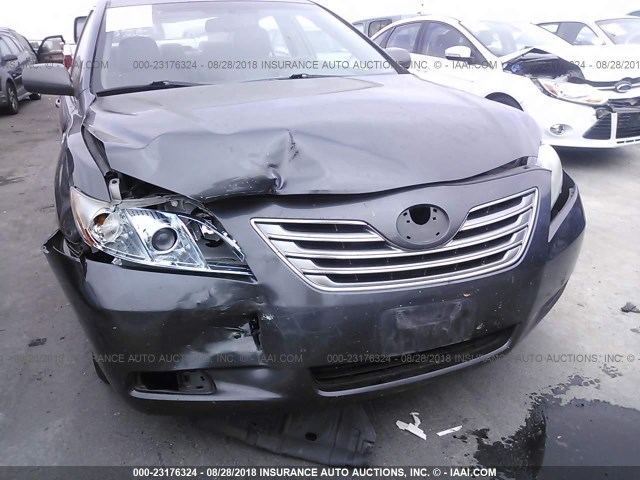 4T1BB46KX9U094652 - 2009 TOYOTA CAMRY HYBRID GRAY photo 6