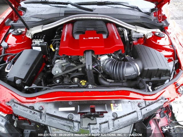 2G1FZ1EP4E9801371 - 2014 CHEVROLET CAMARO ZL1 红色 照片 10