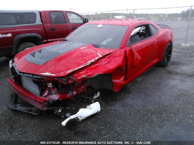 2G1FZ1EP4E9801371 - 2014 CHEVROLET CAMARO ZL1 红色 照片 2