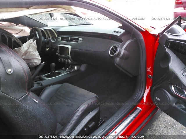 2G1FZ1EP4E9801371 - 2014 CHEVROLET CAMARO ZL1 红色 照片 5
