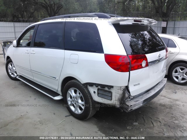 5TDBA22C16S057077 - 2006 TOYOTA SIENNA XLE/XLE LIMITED WHITE photo 3