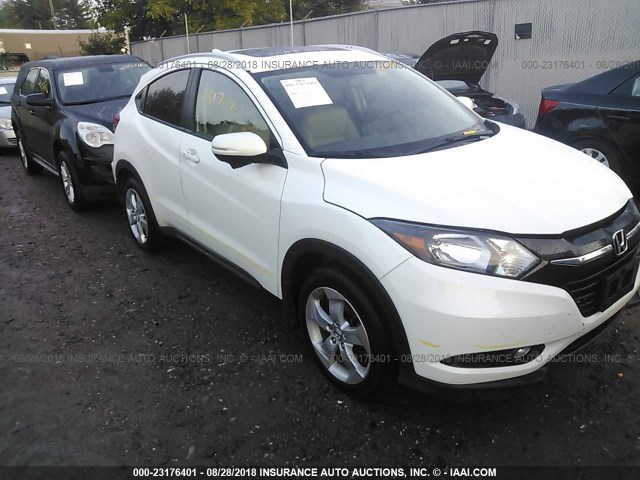 3CZRU6H78GM703010 - 2016 HONDA HR-V EXL WHITE photo 1