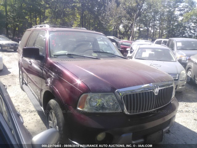 5LMFU28R94LJ10202 - 2004 LINCOLN NAVIGATOR BURGUNDY photo 1