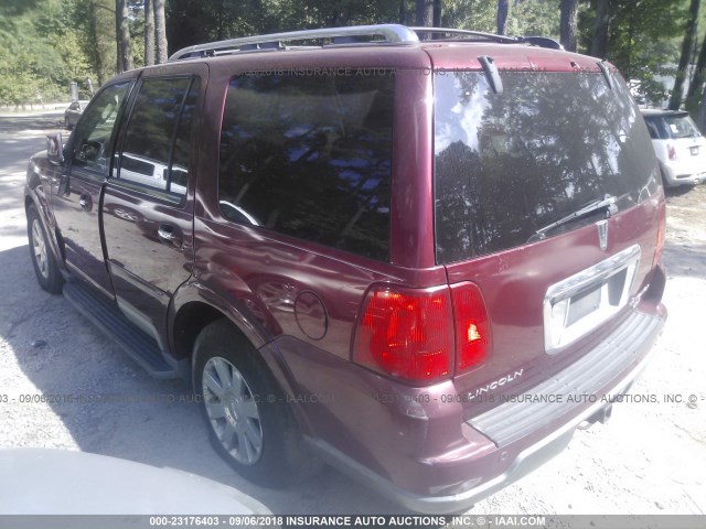 5LMFU28R94LJ10202 - 2004 LINCOLN NAVIGATOR BURGUNDY photo 3