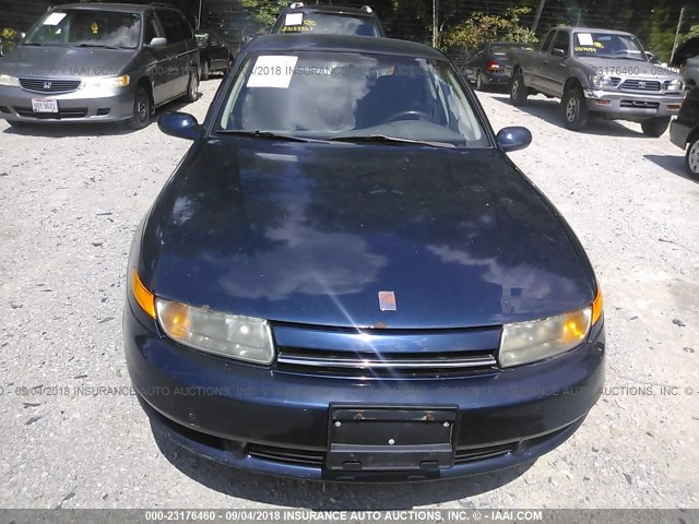 1G8JW52R7YY609184 - 2000 SATURN LS2 BLUE photo 6