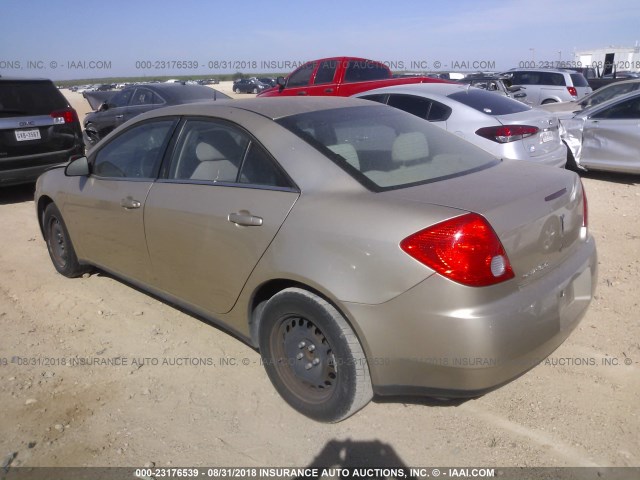 1G2ZF57B884131177 - 2008 PONTIAC G6 VALUE LEADER/BASE TAN photo 3